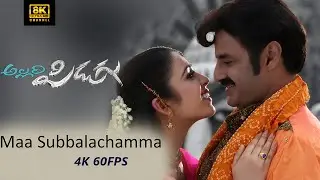 Maa Subbalachamma   ||  Allari Pidugu  || 4K60FPS VIDEO SONG