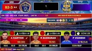 NRK vs SMP 16th Match, TNPL 2025 Drpankaj Live Stream
