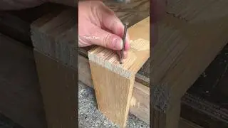Tips & Trik Cara Memaku Biar Terlihat Rapi #diy #woodworking #wood #woodwork