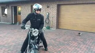 AWO 435K - Kompressor Motor erste Testfahrt Supercharger