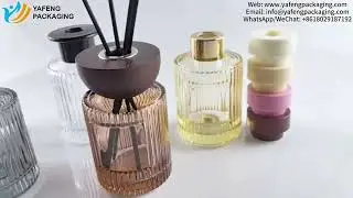 6.8oz Glass Reed Diffuser Bottle for Home Fragrance Packaging