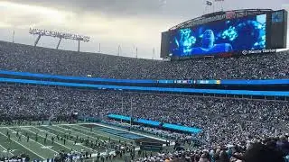 Carolina Panthers NFC Wild Card Player Introduction & Cam Newton pounding drum 1/10/26