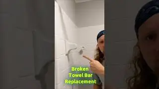 Replacement for Broken Towel Rod