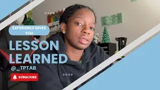 Lessons learned