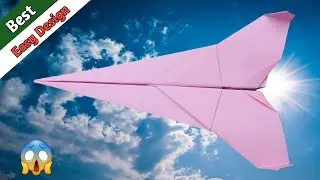 How To Make a Paper Airplane Easy Step by Step | Easy And Best Design 💯