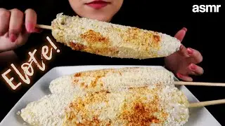 ASMR - Elote (Corn on a Stick) | Eating Sounds | Mukbang 먹방