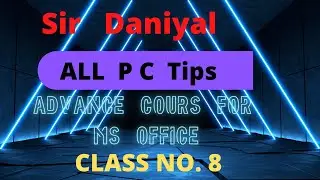 Microsoft Office ADVANCE COURS  Class 8  .  tutorial(Hindi/English)