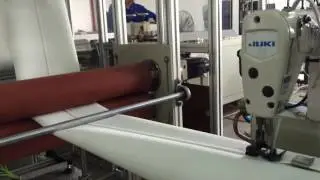 Automatic filter bag body sewing machine