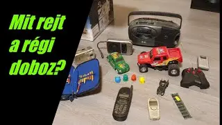 90-es, 2000-es évekbeli időkapszula doboz kinyitása