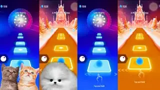 Tiles hop EDM Rush   Cute cats vs Fluffy dog on Ball Games channel