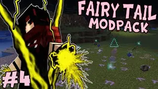 MY FIRST SPELL CREATED! || Fairy Tail Modpack Episode 4 (Minecraft Fairy Tail)
