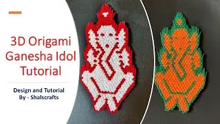 3D Origami Lord Ganesha  Paper Art Ganesha Tutorial - make this Ganesh for this Chouthi - My Design