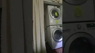 Washer and Dryer Stacking Kit installation in laundry