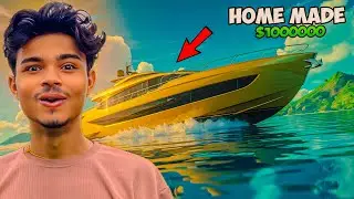$100000 Epic Home Made Boat 😱 
