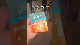 Crazy deal on these vitamins! #vitamind #vitamind3k2 #supplements