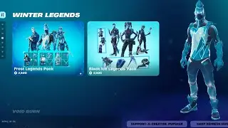 Frost Legends & Black Ice Legends Pack Back In Fortnite! Fortnite Item Shop Reset