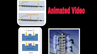 what is clearance and creepage in insulator by animation||high voltage engineering||