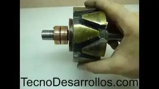 C&oacute;mo funciona el Rotor de un Alternador