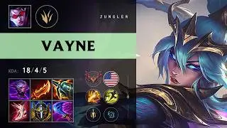 Vayne Jungle vs Lee Sin - NA Grandmaster Patch 26.14
