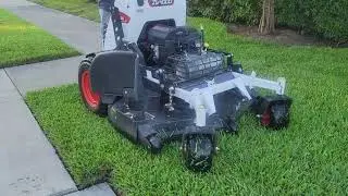 testing the Bobcat ZS4000 mower!