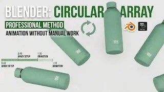 Circular Array Animation in Blender: The Pro Way to Use Array Modifier