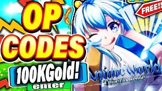 ALL NEW ＊FREE GOLD＊ CODES in Anime World Tower Defense Codes! Anime World Tower Defense Codes