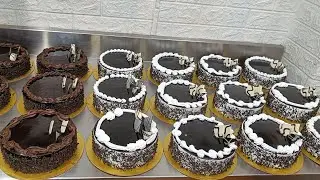Black forest cake design half kg round 