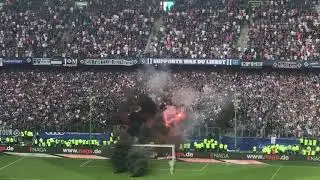 M&ouml;chtegernfanidioten am letzten Spieltag. HSV - Gladbach 2018
