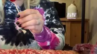 lofi asmr lollipop sounds | mouth sounds, gum chewing
