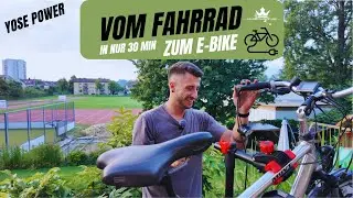 YOSE POWER - Vom Fahrrad zum E-Bike ⚡ in nur 30 min 🚲 VIDEO ANLEITUNG / GER ✅