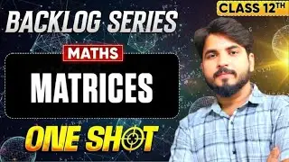 Matrices One shot 🔥 Class 12 Maths || Mission Boards 2026 ✅ || All About Mathematics
