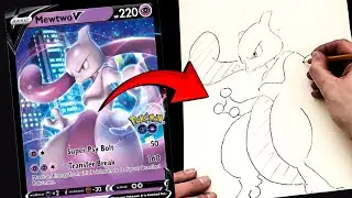 3 Minute Pokémon Card Challenge - Mewtwo V