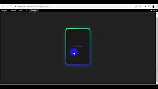 NEON Light hover effect CSS Coding