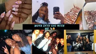 Move into University with me🏡😍|| New beginnings,unpacking,freshers,room tour, ect ..