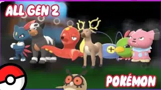ALL GEN 2 POK&Eacute;MON LOCATIONS IN POK&Eacute;MON BRICK BRONZE
