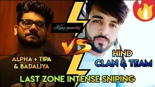 Hydra alpha +tipa vs hind clan latest intense fight in last zone #alphaop AWM spray