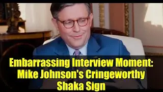 Embarrassing Interview Moment: Mike Johnson's Cringeworthy Shaka Sign