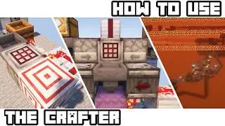 How To Use The Crafter In Minecraft 1.21