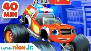 Blaze| 40 MINUTOS dos melhores momentos de resgate! | Nick Jr. em Português