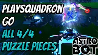 PlaySquadron Go - All 4/4 Puzzle Piece Locations | Astro Bot
