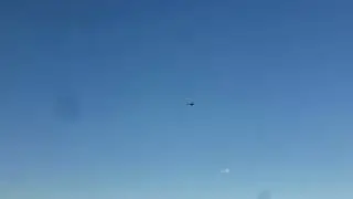 Helicopter over Bondi beach at sunset (2023May06)