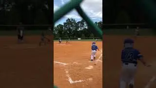 Chance Sturkie Singles to Center Field (8yr old) 8U-MP #baseball #shorts