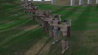 Houdini crowd simulation