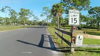 Loop around Wickham Park Melbourne FL