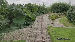 A TRAIN RIDE ON THE PRIVATE NORTH CORNWALL MINIATURE RAILWAY HAULED BY INVINCIBLE 18-8-24