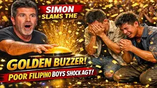 The Duo Sings&hellip; Simon SLAMS the Golden Buzzer 😱 | Poor Filipino Boys Shock AGT Crowd