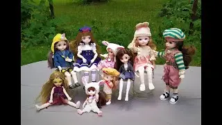Some cool plastic and vinyl BJD dolls from Aliexpress, links in description