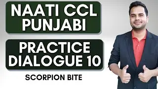 NAATI CCL Punjabi Practice Dialogue 10 | Scorpion Bite | NAATI Punjabi Practice Dialogue