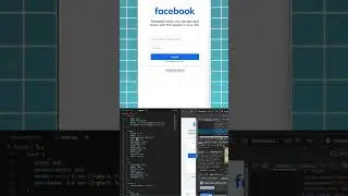 Tara mag clone ng facebook login design #coding #website #html #htmlcss #fyp #programming