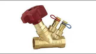 Manual static balance valve